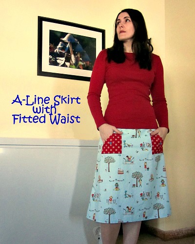 SunnySewing: A-Line Skirt with Fitted Waist ~ How To Get The ...